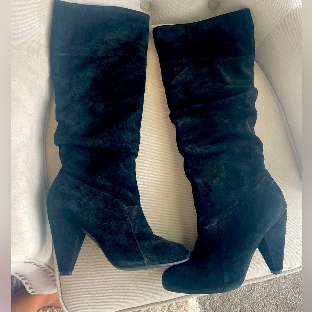 Jessica Simpson Angie Suede Boots Size 8.5